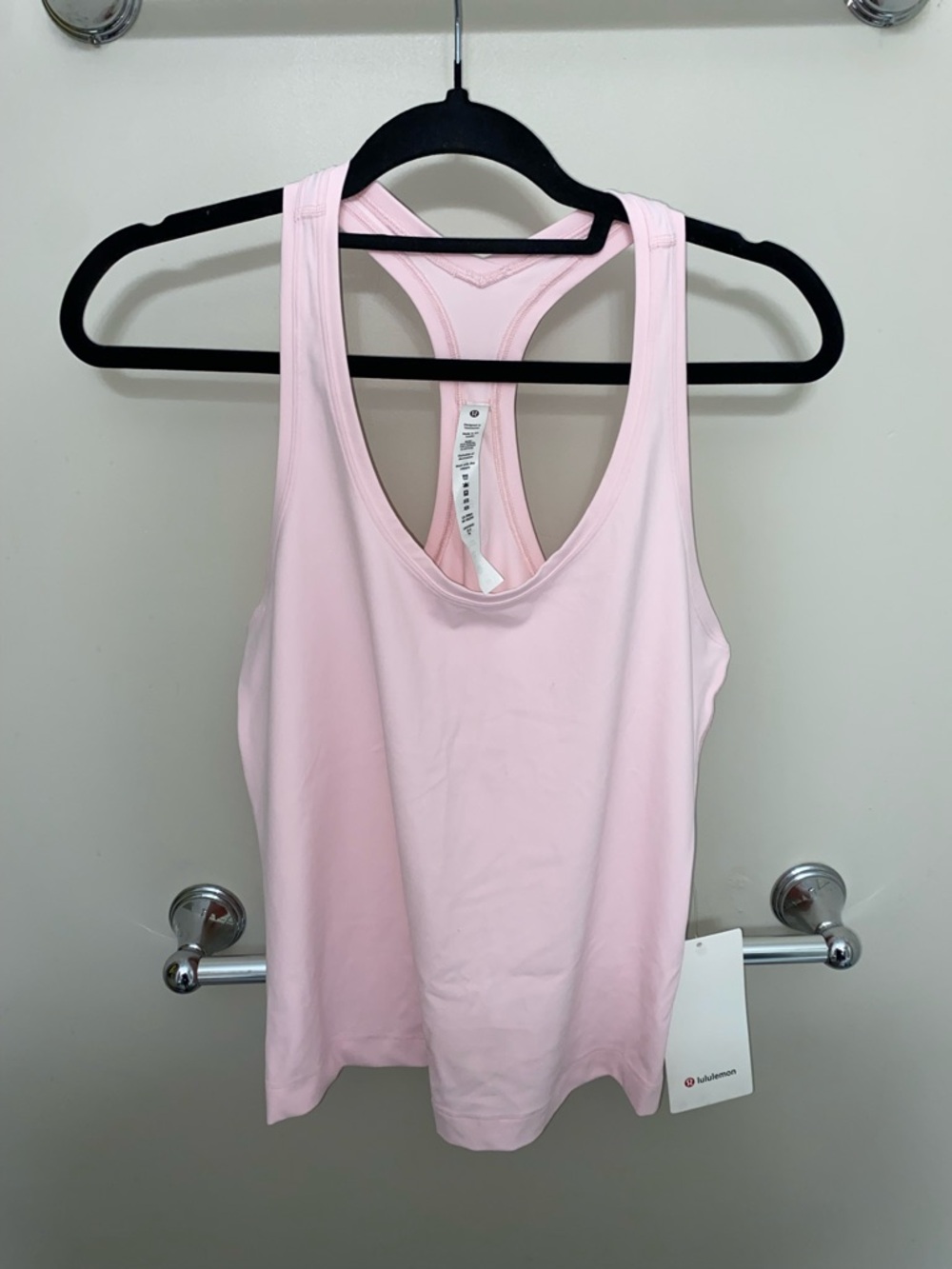 lululemon athletica Light Pink Cool RB Short tank
